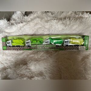 *NIB* My City Streets Clean Up Crew 4-Pack Friction Powered Sanitation Trucks